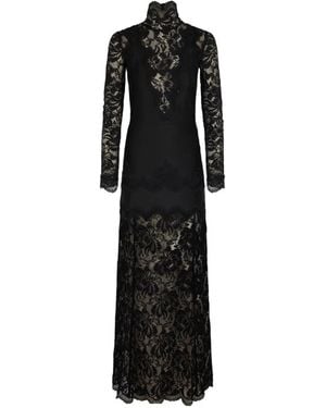 Rabanne Long Dress - Black