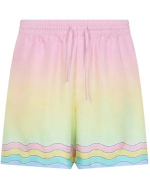 Casablanca グラデーション花柄ハーフパンツ メンズ CASABLANCA ハーフパンツ | オンラインセールは最大50%オフ | Lyst