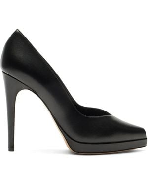 Casadei Michelle Minorca Platform Court Shoes - Black