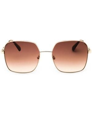 MAX&Co. Sonnenbrille Mit Geometrischem Gestell - Pink