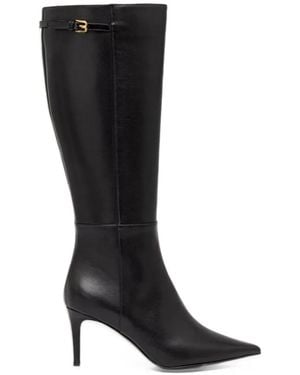 Baldinini Bottines Pointues À Détail De Boucle 100 Mm - Black