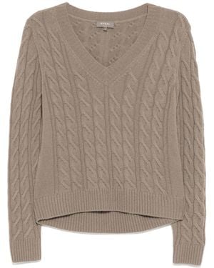 N.Peal Cashmere Maglione Frankie - Marrone