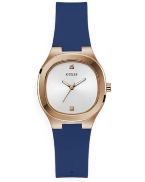 Guess Diamond 36Mm Watch - Blue
