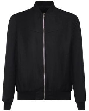 Giuliano Galiano Zip Bomber Jacket - Black