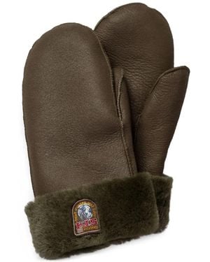 Parajumpers Barden Shearling Mittens - Brown