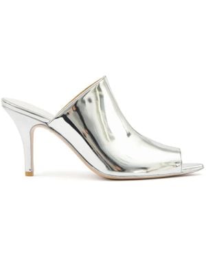 MM6 by Maison Martin Margiela Metallic Muiltjes - Wit
