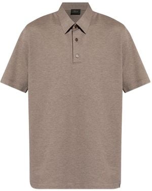 Brioni ショートスリーブ ポロシャツ - グレー