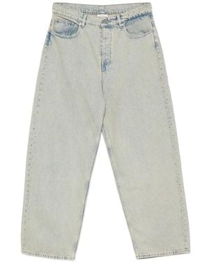 Drole de Monsieur Five-Pocket Baggy Jeans - White