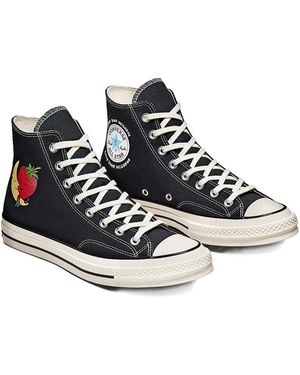 Sky High Farm Sneakers Aus Baumwoll-Denim - Schwarz