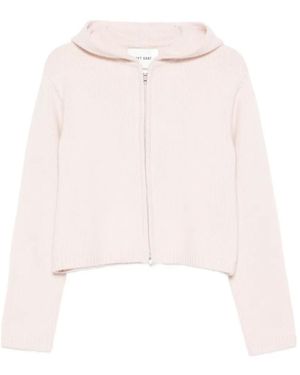 Soft Goat Zip Hoodie - Pink