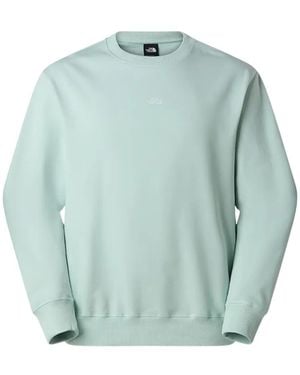 The North Face Logo-Embroidered Ribbed-Trim Sweater - Blue