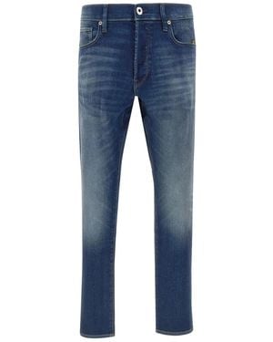 G-Star Logo Patch Jeans - Blue