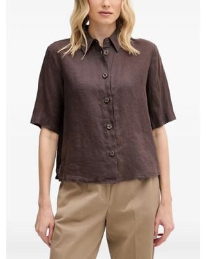 Benetton Short-Sleeve Shirt - Brown