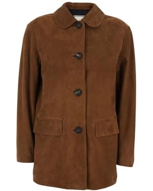 Tagliatore Flap-Pocket Buttoned Jacket - Brown