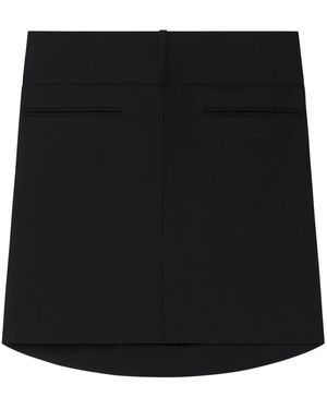 Courreges Oblique Mini Skirt - Black