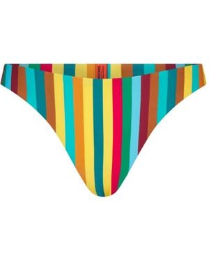 Simon Miller Bragas De Bikini Bwai A Rayas - Azul