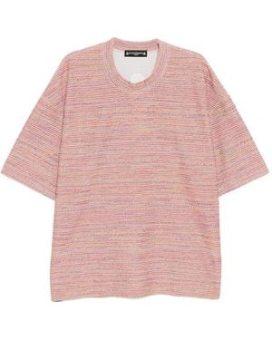 MASTERMIND WORLD Logo-Embroidered T-Shirt - Pink