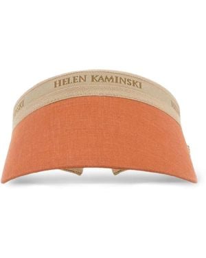 Helen Kaminski Linen Visor - Orange