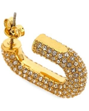 Rabanne Orecchini Con Cristalli - Metallizzato