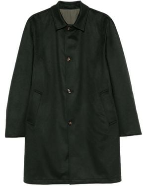 KIRED Abrigo Reversible Con Botones - Negro