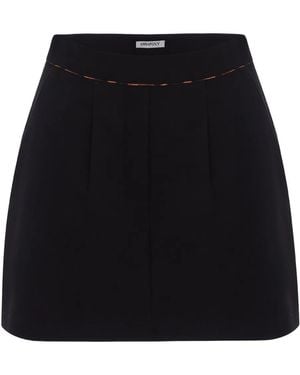 ANNAFOXY Short À Taille Haute - Noir
