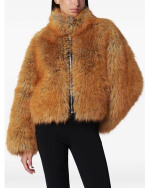 SWD by S.w.o.r.d. Reversible Faux-Fur Coat - Brown
