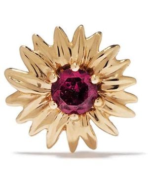 Aurelie Bidermann 18Kt Rhodolite Bouquet Sing Earring - White