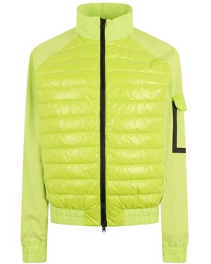 Herno Quilted Zip-Fastening Jacket - Yellow