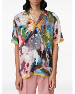 Endless Joy Kung Fu Cannibal Short-Sleeve Shirt - Red