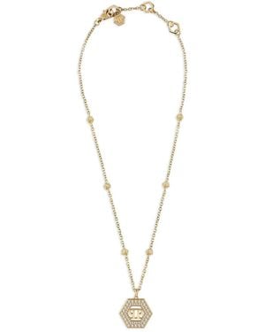 Philipp Plein Collar Legacy Con Apliques De Cristal - Blanco
