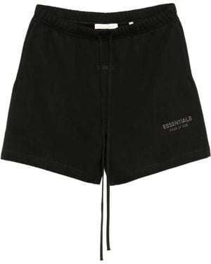 Fear Of God Shorts mit Logo-Applikation - Schwarz