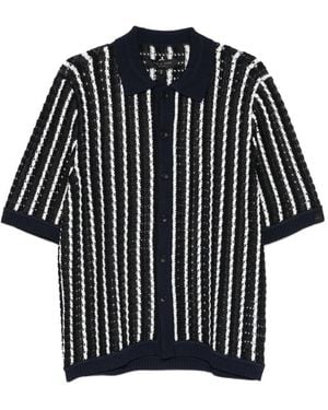 Rag & Bone Dalton Striped Shirt - Black