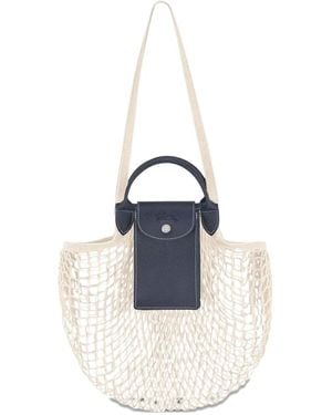 Longchamp Large Le Pliage Shoulder Bag - Blue