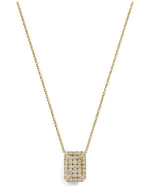 ROSEKEY Collier Épure Radiant Serti De Diamants - Métallisé