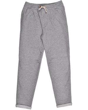Brunello Cucinelli Cashmere Drawstring-Waistband Track Trousers - Grey