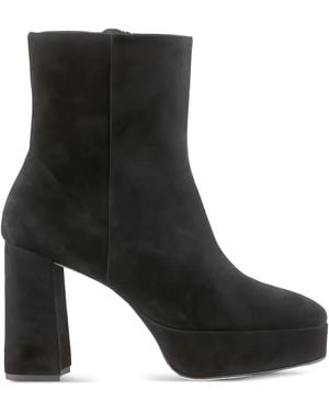 Högl Nora Platform Block-Heel Ankle Boots - Black