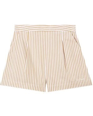 MC2 Saint Barth Amani Striped-Pattern Shorts - Pink