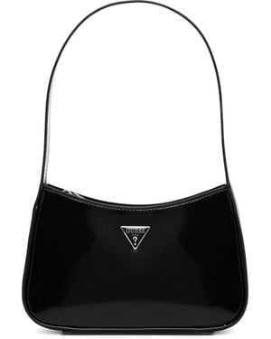 Guess Arnela logo-plaque shoulder bag - Schwarz