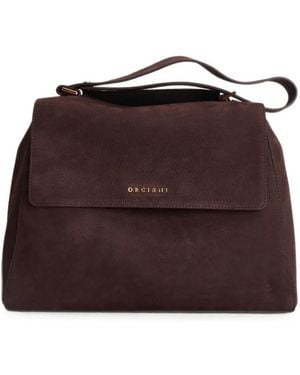 Orciani Mittelgroße 'Sveva' Schultertasche - Braun