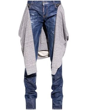 DSquared² Layered Jeans - Blue