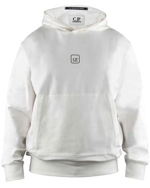 C.P. Company Graphic-Print Hoodie - Grey