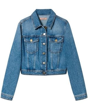 Twinset Flap-Pocket Denim Jacket - Blue
