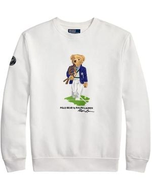 Polo Ralph Lauren Polo Bear Graphic Sweatshirt - White