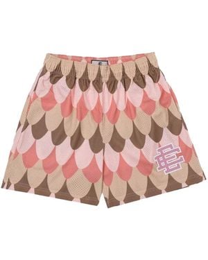Eric Emanuel Graphic-Print Track Shorts - Pink