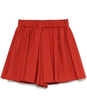 ..,merci Wide-Leg Shorts - Red