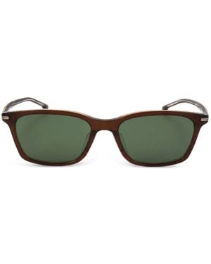 BOSS Rectangle-Frame Sunglasses - Green