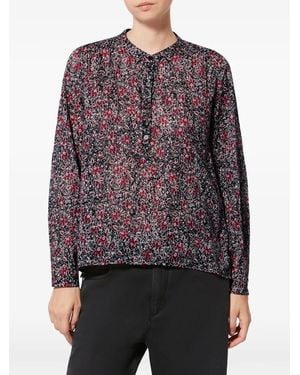 Isabel Marant Crimson Floral Print Shirt - Purple