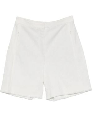Akris Punto Short À Bords Francs - White