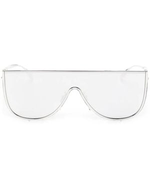 Alaïa Oversized-Frame Sunglasses - White