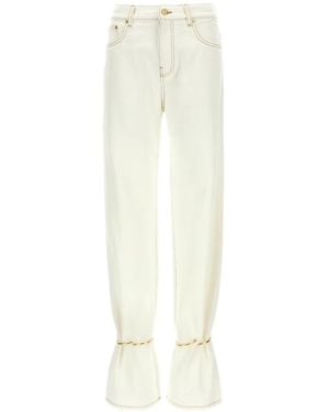 DARKPARK Marion Belt-Loop Pocket Jeans - White